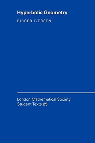 Hyperbolic Geometry (London Mathematical Society Student Texts, 25, Band 25) von Cambridge University Press